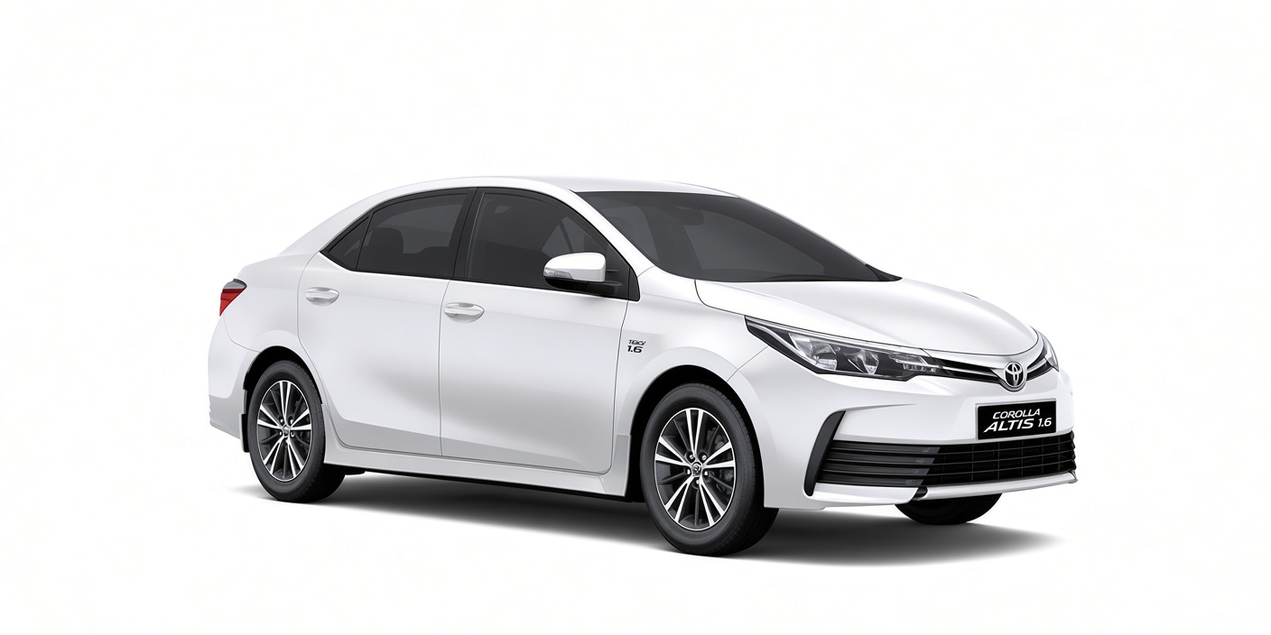 Toyota Corolla Altis with driver - Alpha Car Rentals