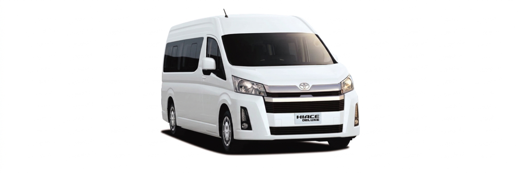 Toyota Hiace Deluxe with driver - Alpha Car Rentals