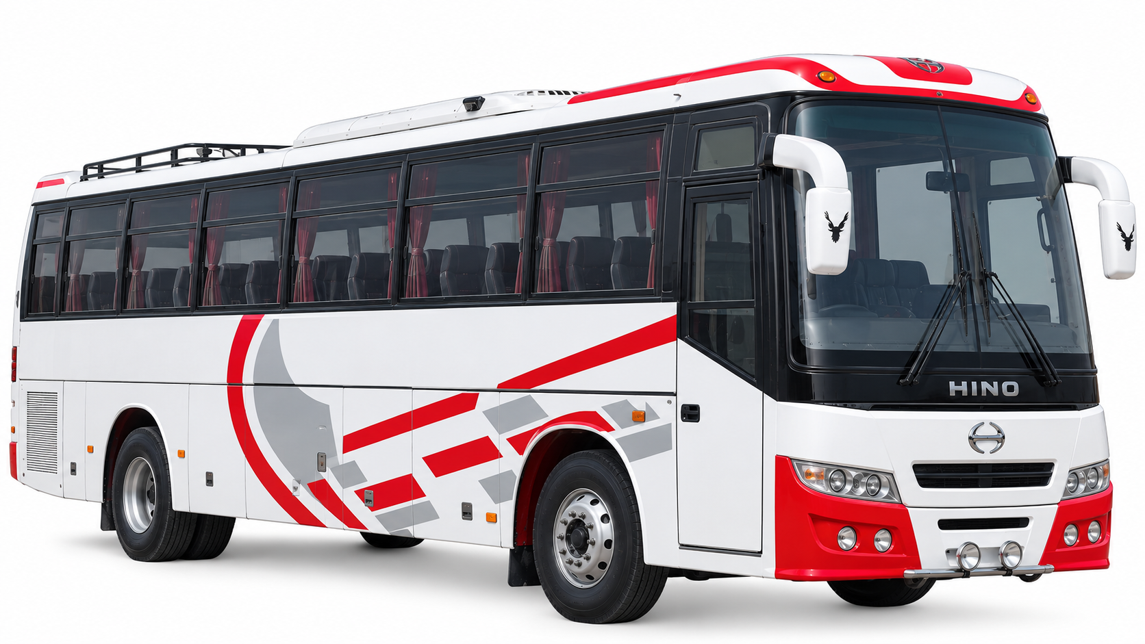 Hino Bus (Non-AC) with driver - Alpha Car Rentals
